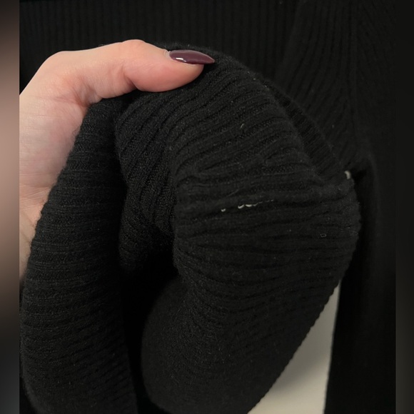 Reformation Emanuele Cashmere Novelty Button Sweater - Picture 8 of 8